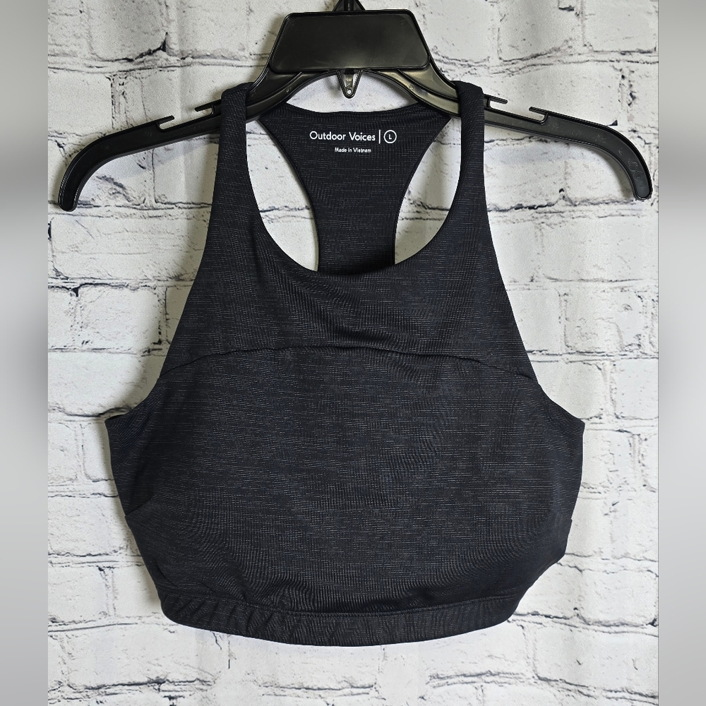 Outdoor Voices Baltic TechSweat Crop Top Size Large